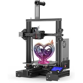 طابعة Creality Ender 3 Neo ثلاثية الأبعاد نسخة مطورة من ender 3 مع لوحة رئيسية صامتة تعمل باللمس CR ووظيفة الطباعة الذاتية لسطح البناء Carborundum، حجم الطباعة 8.66x8.66x9.84 بوصة in Kuwait