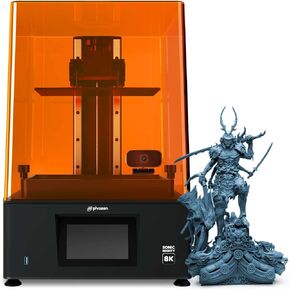 Phrozen Sonic Mighty 4K Large LCD Resin 3D Printer, L7.9 x W4.9 x H8.7 Printing Volume, 9.3" Mono LCD Screen & 22cm Z-axis, Matrix LED UV Light Tech, Large 3D Models, Miniatures,Tabletops