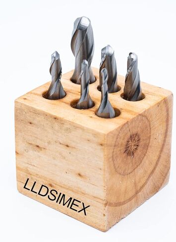 M2 HSS 6 قطعة مجموعة الكرة نهاية اثنين من المطاحن نهاية الناي مجموعة 1/8 3/16 1/4 5/16 3/8 1/2 in Kuwait