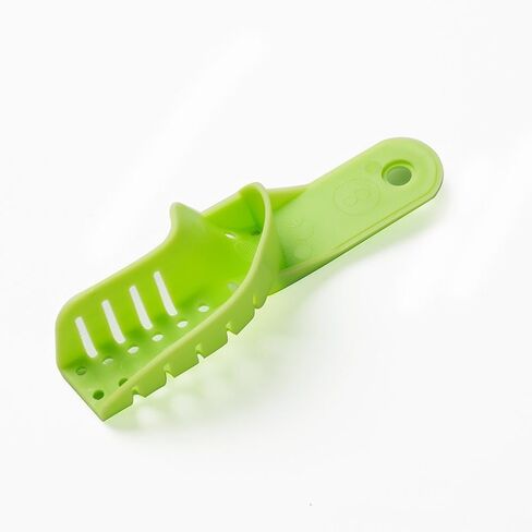 Easyinsmile Generic Perforated Dental Impression Trays ,10 PCS Autoclavable Impression Trays Set Plastic Teeth Holder (Green) in Saudi Arabia