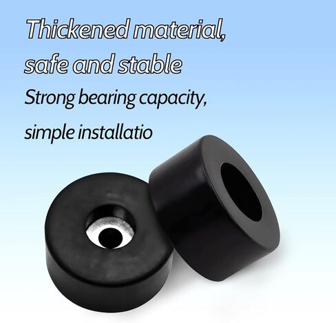 Miayaya 4 Pack Anti Vibration Foot Pad Isolator Rubber Bumper Compatible with Many Compressors Generators Sound Machine Power Amplified Shockproof Instrument Rubber Furniture Moisture-Proof Foot Pads in Kuwait