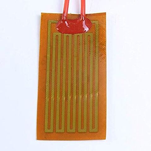 4 قطع لوحة لاصقة لسخان الفيلم، Icstation PI عناصر التسخين فيلم 12 فولت 7 واط شريط سخان لاصق بوليميد لوحة سخان 25 مم × 50 مم in Kuwait