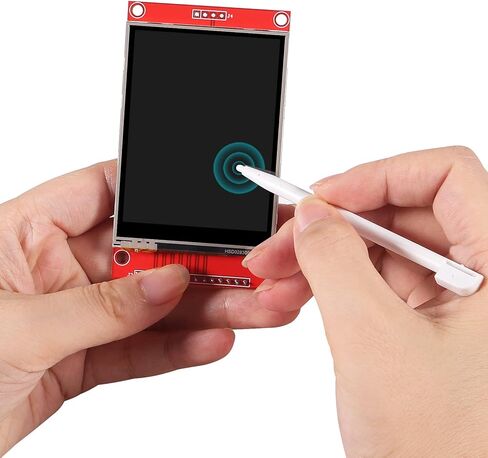ACEIRMC ILI9341 2.8 "SPI TFT LCD لوحة اللمس 240X320 مع PCB 5V/3.3V STM32 مع قلم اللمس (2.8" ILI9341) in Saudi Arabia