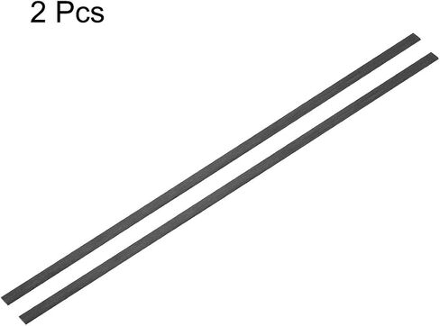 uxcell Carbon Fiber Strip Bars 1x5mm 400mm Length Pultruded Carbon Fiber Strips for Kites, RC Airplane 2 Pcs in Saudi Arabia