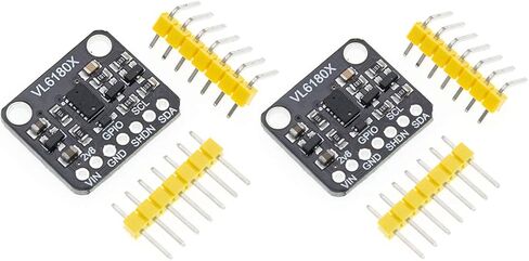 Hailege 2 قطعة VL6180 VL6180X مجموعة مكتشف الضوء البصري تتراوح وحدة الاستشعار التعرف على الإيماءات واجهة I2C 3.3 فولت 5 فولت باعث مستشعر الضوء المحيط in Kuwait