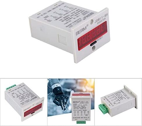 JDM11-6H عداد إلكتروني 6 أرقام LED شاشة ديجيتال عداد مرحل محول عدد تراكم عداد (AC110V) in Saudi Arabia