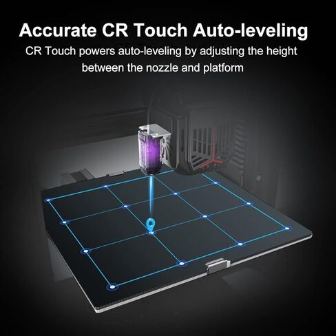 طابعة Creality Ender 3 Neo ثلاثية الأبعاد نسخة مطورة من ender 3 مع لوحة رئيسية صامتة تعمل باللمس CR ووظيفة الطباعة الذاتية لسطح البناء Carborundum، حجم الطباعة 8.66x8.66x9.84 بوصة in Kuwait