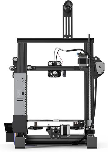 طابعة Creality Ender 3 Neo ثلاثية الأبعاد نسخة مطورة من ender 3 مع لوحة رئيسية صامتة تعمل باللمس CR ووظيفة الطباعة الذاتية لسطح البناء Carborundum، حجم الطباعة 8.66x8.66x9.84 بوصة in Kuwait