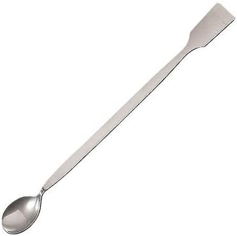 ملعقة/ملعقة مسطحة من Scienceware F36711-0012، 304 SS، 12 بوصة طول، 5 مل، نهاية ملعقة 1-1/2 بوصة، نهاية ملعقة 1-3/16 بوصة عرض in Kuwait