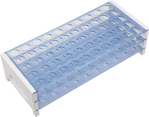 3 قطع رف أنابيب اختبار لأنابيب 16 مللي متر 50 ثقوب البلاستيك أنابيب اختبار المعمل حامل قوس حامل للمختبر in Kuwait