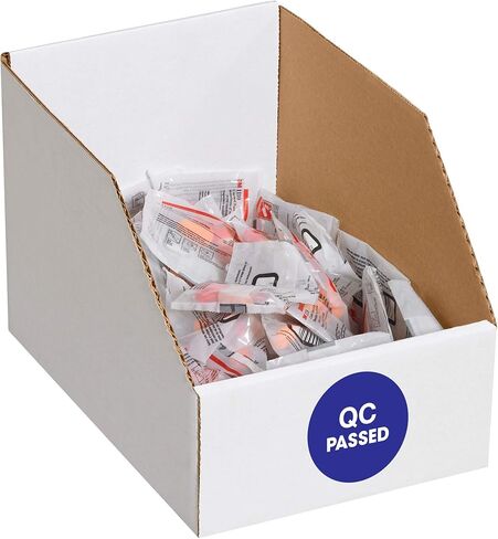 ملصق دائري DL1259، ليجند "QC مرت "، قطر 5.08 سم، أزرق (رول 500) in Kuwait