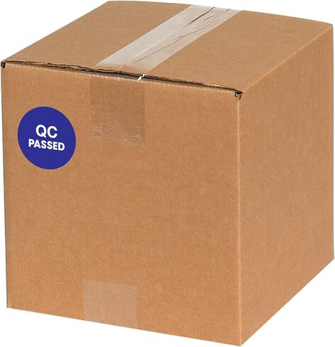 ملصق دائري DL1259، ليجند "QC مرت "، قطر 5.08 سم، أزرق (رول 500) in Kuwait