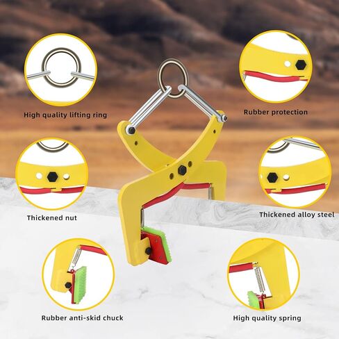 مشابك رفع قابلة للتعديل بفتحة فك قابلة للتعديل، مشابك رفع الألواح من الألواح الزجاجية/الصفائح المعدنية/جزيرة الجرانيت، كبح المشبك الحجري على جانب الطريق، D325 in Kuwait