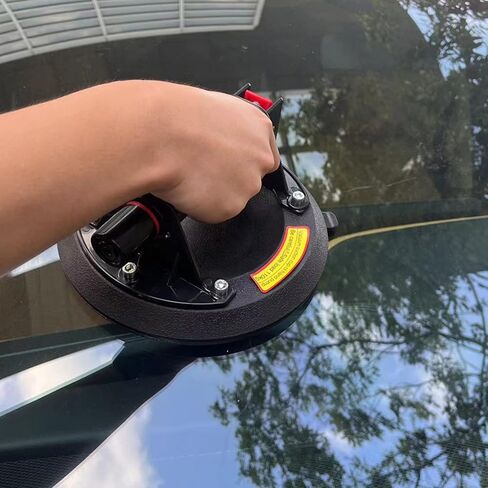 MEHIDFY عبوة من كوبين شفط زجاجيين، كوب شفط عالي التحمل مقاس 8 بوصات لرفع الزجاج الكبير، رافع كأس شفط صناعي للنوافذ والبلاط، سعة تحميل 480 رطل، مع وسادات وقفازات مزدوجة (حقيبة حمل واحدة) in Kuwait