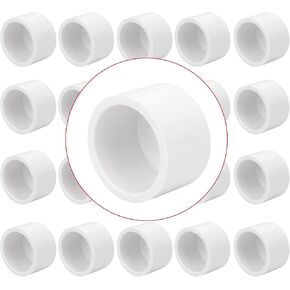 تركيب غطاء نهاية أنبوب PVC مقاس 4 بوصات، جدول 40 محول قابس غطاء نهاية أنبوب PVC من فئة الأثاث، تجهيزات مقبس توصيل أنبوب PVC أبيض مقاس 4 بوصات لبناء أثاث PVC DIY رف الحديقة