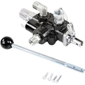 Hydroworks by SuperHandy Hydraulic Directional Control Valve Log Splitter Kick Off Control Valve Flow 18 GPM Max 3000 PSI High Strength Cast Iron in Saudi Arabia