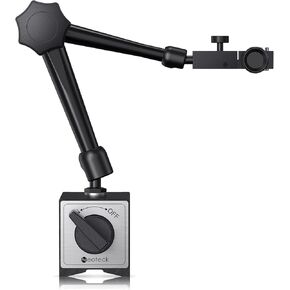 Neoteck Magnetic Base Stand Indicator Holder for Test Indicator Gauge Nano-90lbs/40kg Tensile Force