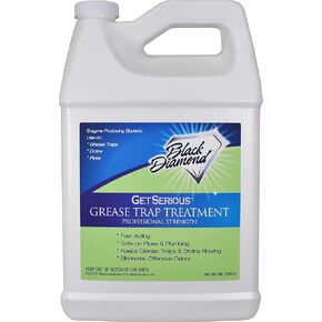 Black Diamond Stoneworks GET SERIOUS Grease Trap Treatment. Commercial Enzyme Drain Opener, Odor Control, Enzyme for Grease Trap Cleaner, and Maintenance. Eliminates Build-Up, Odor, and drain grease. in Saudi Arabia