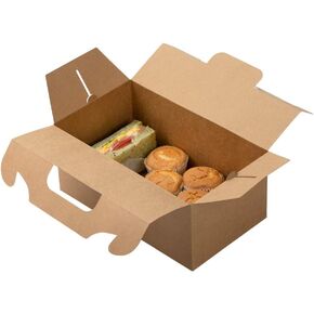 Restaurantware Bio Tek 11.8 x 2 x 1.3 Inch Hot Dog Trays, 200 Open-Design Hot Dog Containers - Greaseproof, Recyclable, Kraft Paper Hot Dog Serving Trays in Kuwait