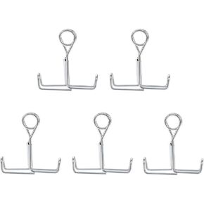 اوكسيل مشابك انابيب التحكم في التدفق بمشبك زنبركي مسطح الفك للخرطوم المرن للمختبرات 5 قطع in Kuwait