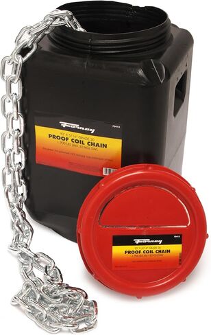 Forney 70412 Proof Coil Chain, Grade 30 Zinc Plated, 5/16-Inch-by-92-Feet in Saudi Arabia
