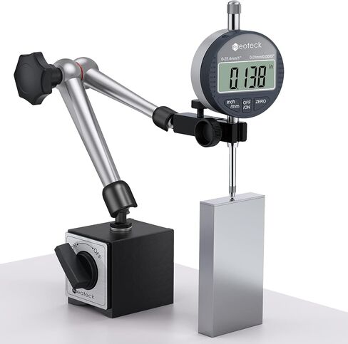 Neoteck قاعدة مغناطيسية حامل مؤشر حامل لاختبار مؤشر قياس نانو-90lbs/40 كجم قوة الشد in Kuwait