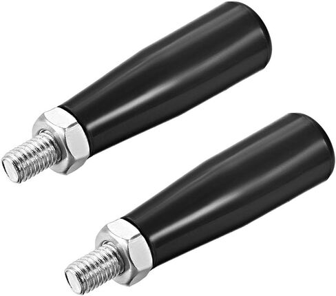 مقابض تثبيت من uxcell، مقابض لولبية، M8 x 47 مم (DxL) مقبض دوار من البلاستيك المعدني الملولب قطعتان in Kuwait