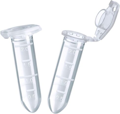 LABINVO 5ml Sterile Microcentrifuge Tubes with Safe-Lock Cap, Pack of 200, Max.RCF25000×G Conical Bottom Centrifuge Tubes, PP Material, Molded Graduation 10.5x51mm, IN-MT50A in Saudi Arabia