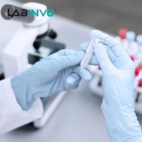 LABINVO 5ml Sterile Microcentrifuge Tubes with Safe-Lock Cap, Pack of 200, Max.RCF25000×G Conical Bottom Centrifuge Tubes, PP Material, Molded Graduation 10.5x51mm, IN-MT50A in Saudi Arabia