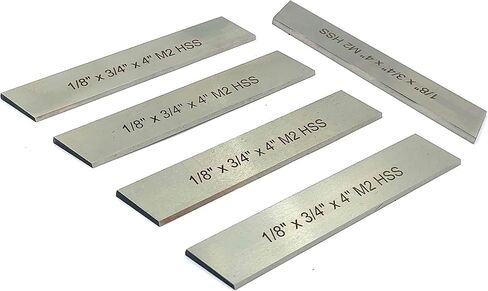 HSS M2 Blade 1/8" (Thickness) x 3/4" (Wide) x 4" Inch (Long) for Lathe Parting Cut Off Tool in Saudi Arabia