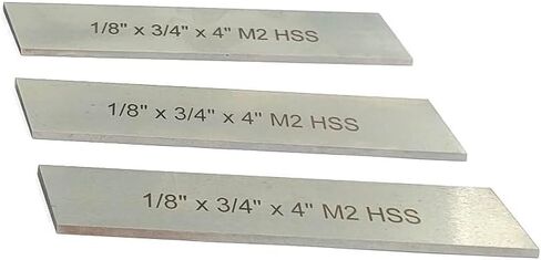 HSS M2 Blade 1/8" (Thickness) x 3/4" (Wide) x 4" Inch (Long) for Lathe Parting Cut Off Tool in Saudi Arabia