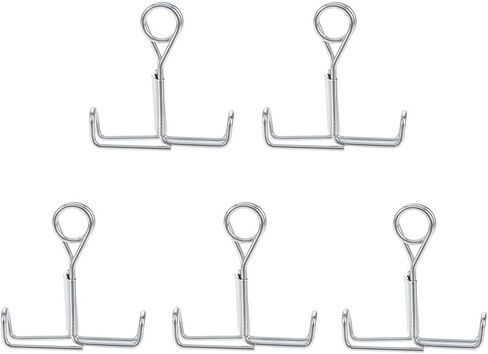 اوكسيل مشابك انابيب التحكم في التدفق بمشبك زنبركي مسطح الفك للخرطوم المرن للمختبرات 5 قطع in Kuwait