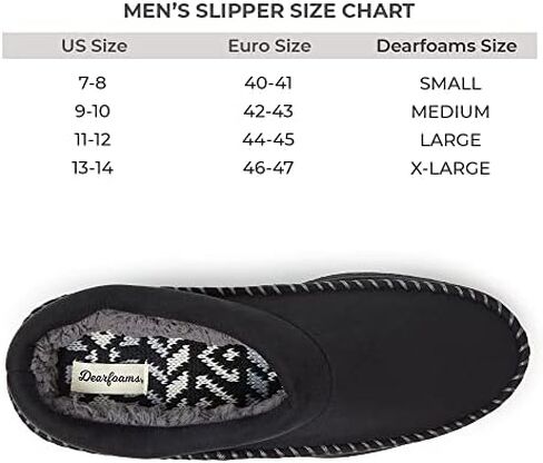 Dearfoams Men's Thompson Memory Foam Clog Slipper in Saudi Arabia