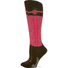 جوارب Wrangler للسيدات Wild West Boot، زوج واحد in Kuwait