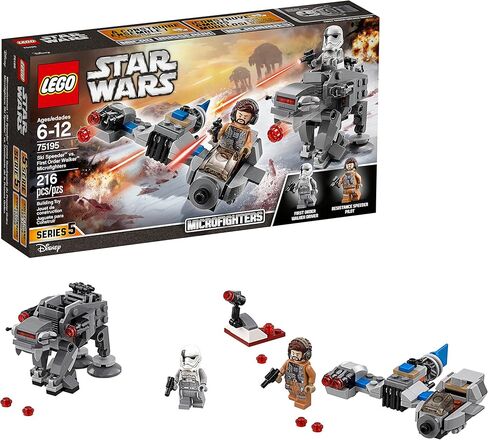 LEGO Star Wars: The Last Jedi Ski Speeder vs. First Order Walker Microfighters 75195 Building Kit (216 Piece) in Saudi Arabia