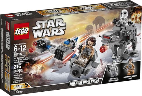 LEGO Star Wars: The Last Jedi Ski Speeder vs. First Order Walker Microfighters 75195 Building Kit (216 Piece) in Saudi Arabia