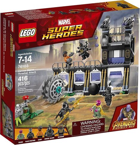 LEGO Marvel Super Heroes Avengers: Infinity War Corvus Glaive Thresher Attack 76103 Building Kit (416 Piece) in Saudi Arabia