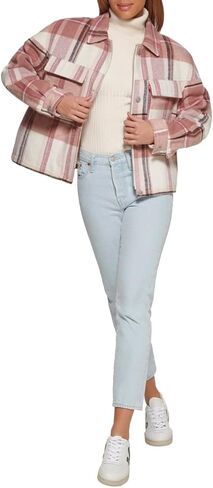 Levi's Women's Wool Blend Shorty Shirt Jacket in Saudi Arabia