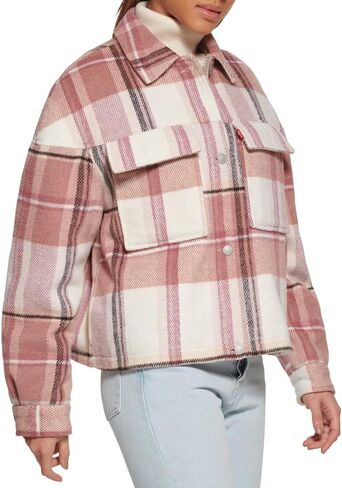 Levi's Women's Wool Blend Shorty Shirt Jacket in Saudi Arabia