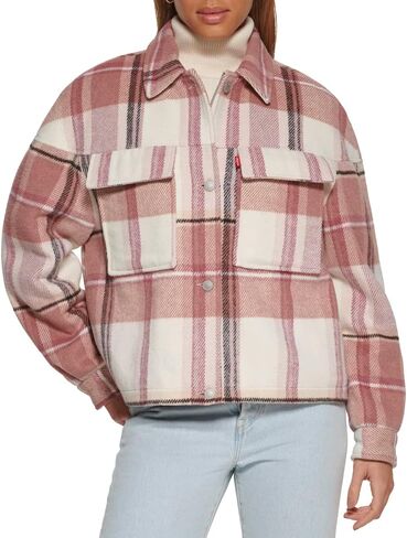 Levi's Women's Wool Blend Shorty Shirt Jacket in Saudi Arabia