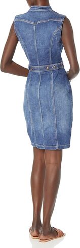 فستان GUESS Womens Eco Marissa بدون أكمام Denim Dress in Saudi Arabia