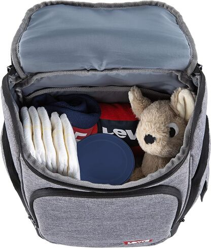 Levi's Kids' Big Boys' Diaper Bag, Black, 8/20 in Saudi Arabia