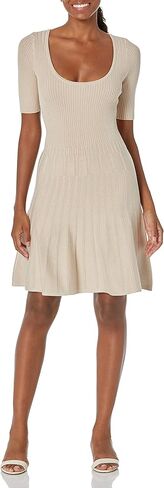 GUESS Women's Eco Essential Short Sleeve Scoop Neck Amelia Dress in Saudi Arabia
