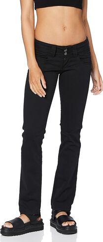 Pepe Jeans Venus Trousers Women Black / 999 - EU 42 (US 32/30) - 5-Pocket Trousers Pants in Saudi Arabia