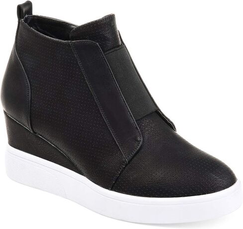 Athlefit Women's Wedge Sneakers Hidden Heel Platform Wedge Booties Hidden Wedgie Sneakers in Saudi Arabia
