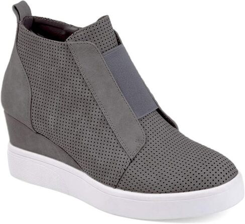 Athlefit Women's Wedge Sneakers Hidden Heel Platform Wedge Booties Hidden Wedgie Sneakers in Saudi Arabia