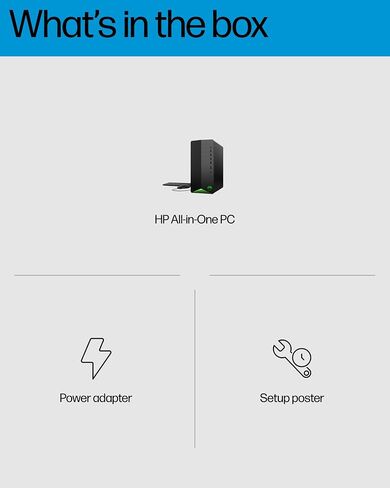 HP Pavilion Gaming Desktop, AMD Ryzen 7 5700G Processor, NVIDIA GeForce RTX 2060 graphic, 16 GB RAM, 1 TB SSD, Windows 11 Pro (TG01-2460, shadow black) in Saudi Arabia