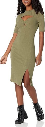 GUESS Women's Eco Half Sleeve Lila Midi Dress in Saudi Arabia