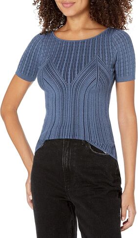GUESS Women's Adelaide Short Sleeve Sweater in Saudi Arabia