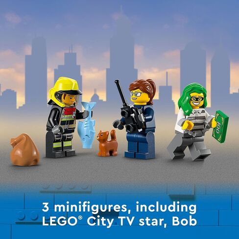 LEGO City Fire Rescue & Police Chase 60319 Building Toy Set for Kids, Boys, and Girls Ages 5+ (295 Pieces) in Saudi Arabia